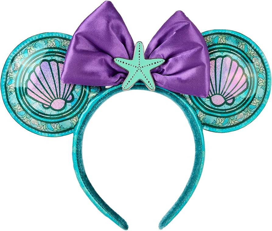 Loungefly Disney Princess Stained Glass Collection: Little Mermaid Ariel Ears, Amazon Exclusive | Amazon (US)