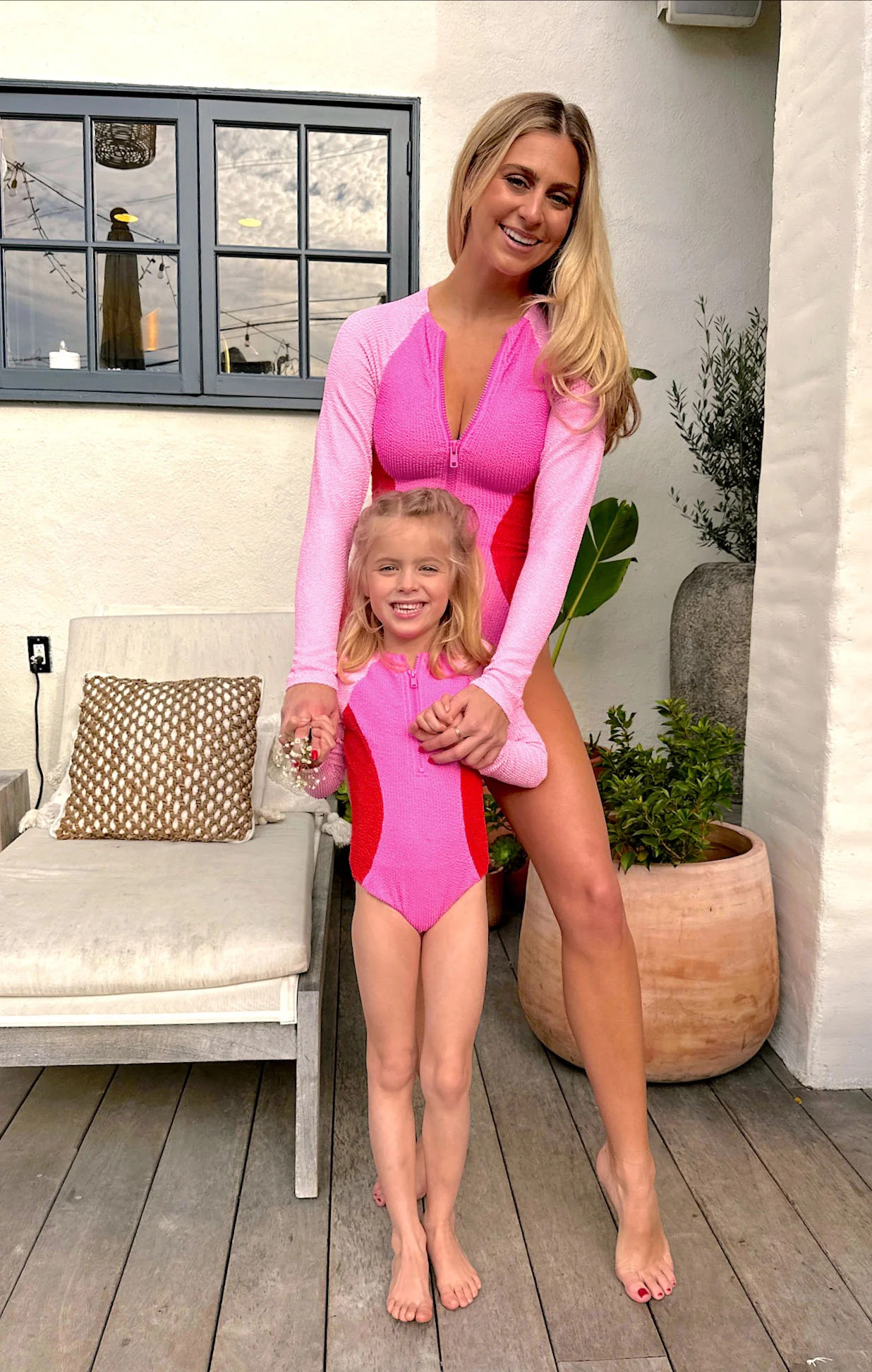 Little Surfside One Piece ~ Pink Pop Scrunch | Show Me Your Mumu
