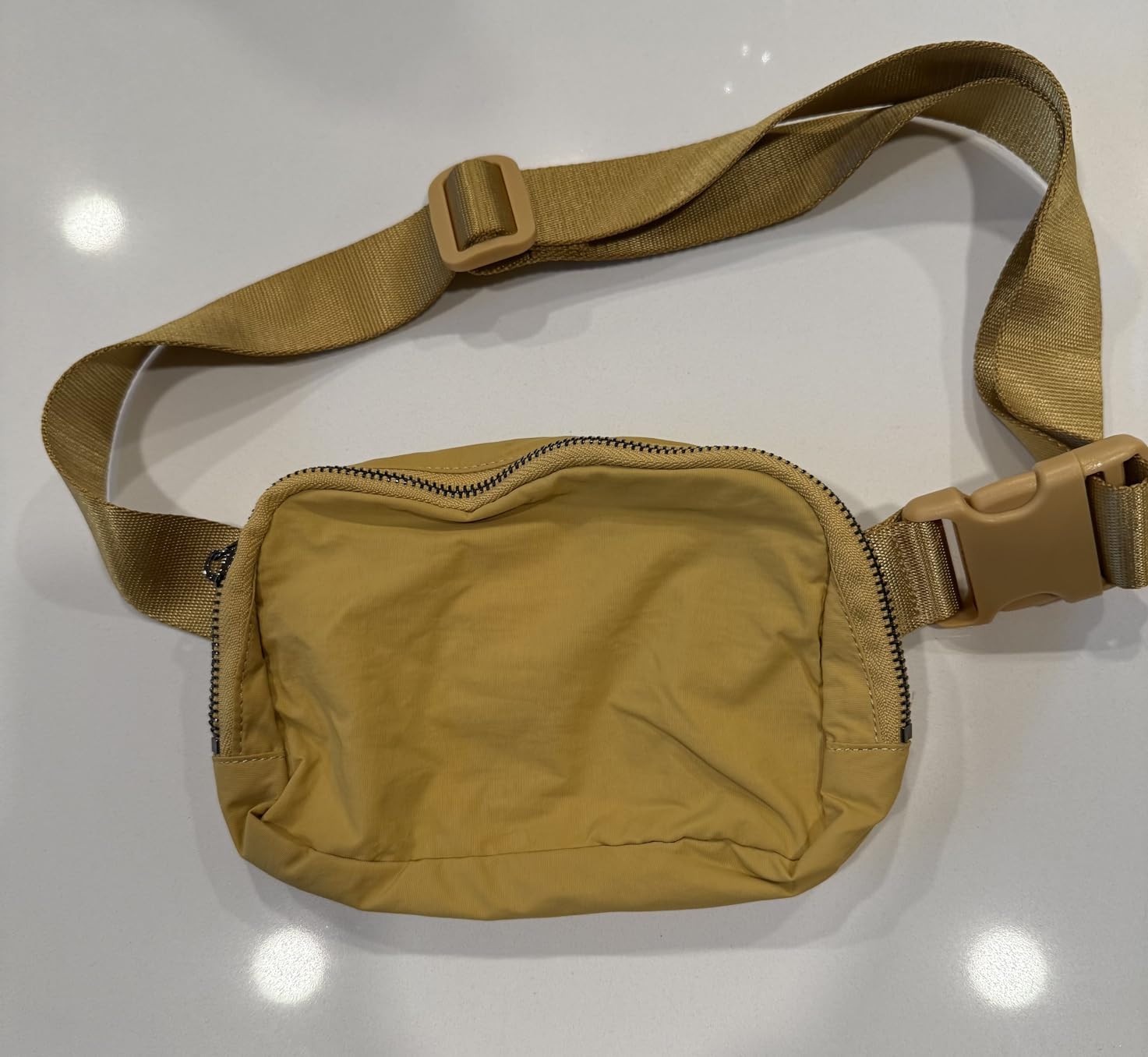 ODODOS Unisex Mini Belt Bag with Adjustable Strap Small Fanny Pack for Workout Running Traveling ... | Amazon (US)