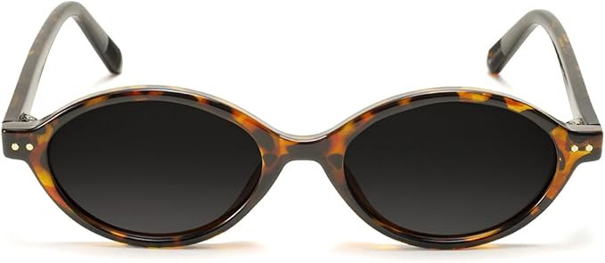 TIJN Olisa Retro Oval Sunglasses for Women Men,Polarized UV Protection Shades,Stylish Frame Sun G... | Amazon (US)