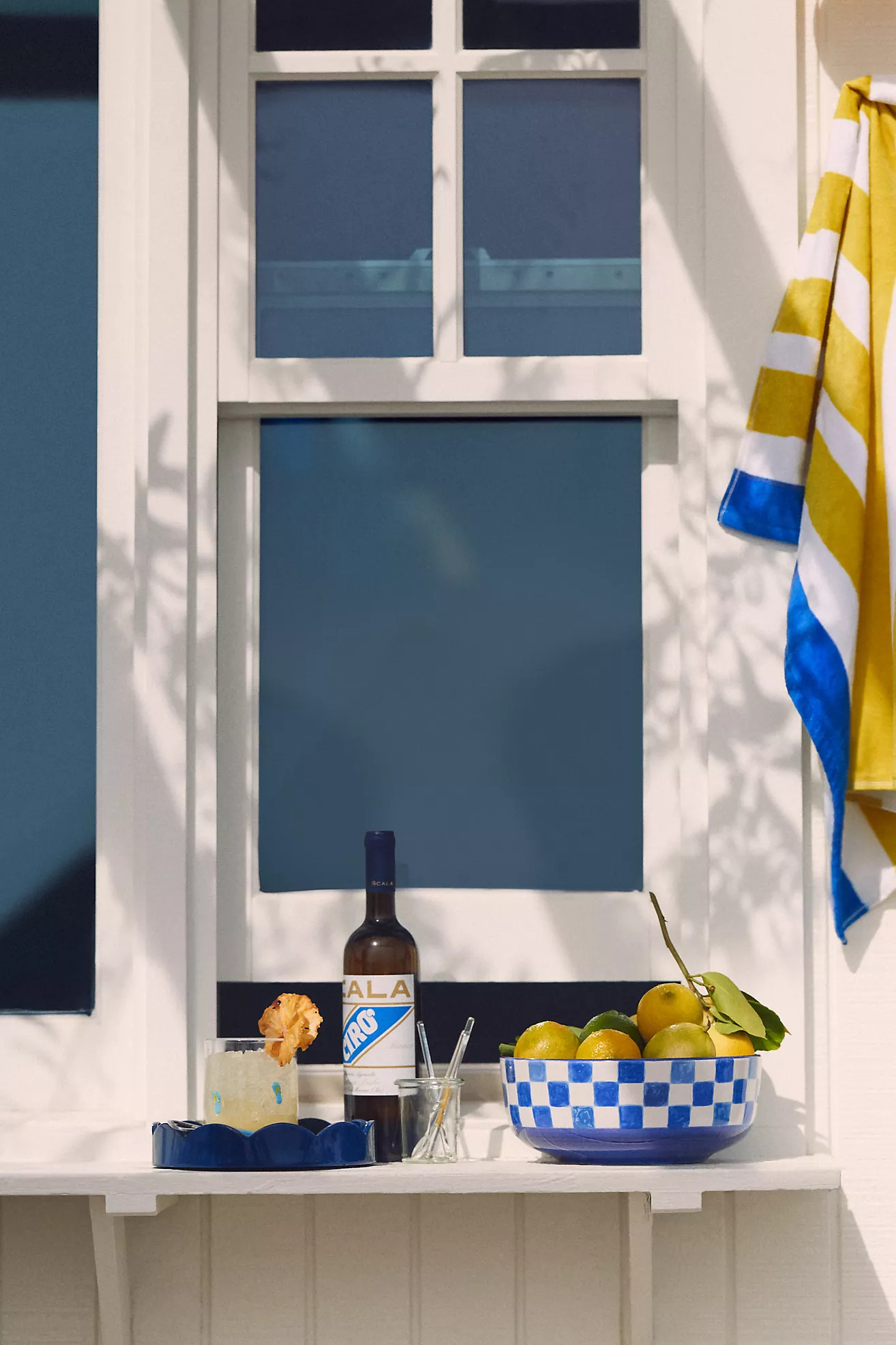 MacKenzie-Childs Stoneware Check Serving Bowl | Anthropologie (US)