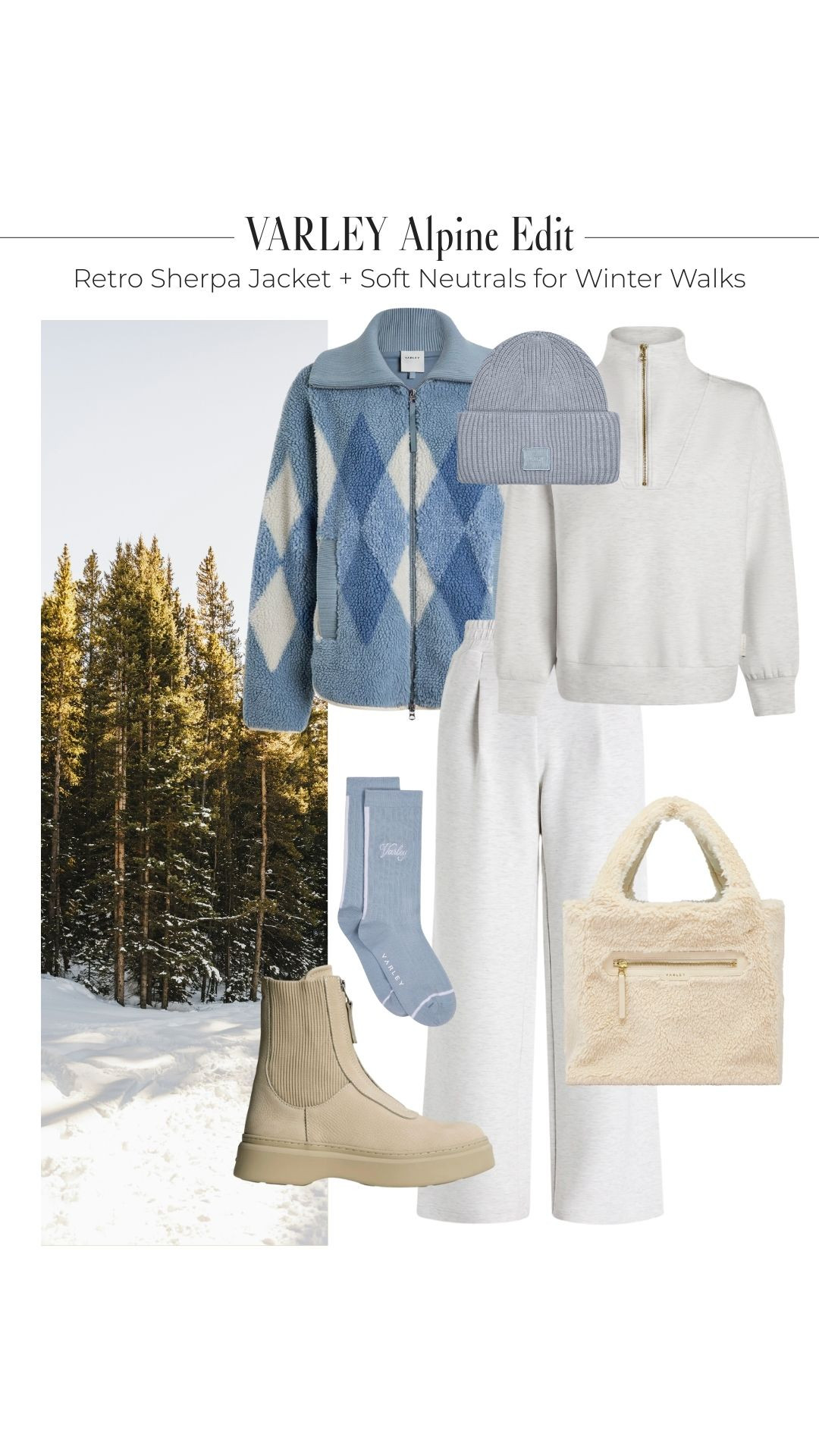  For years, I’ve reached for Varley when I want pieces that look chic, feel incredible, and actually function for real life. Their designs are the perfect blend of luxury performance and everyday practicality—soft sherpas, sculpting leggings, down-filled layers, and Fair Isle knits that feel just as at home at an alpine lodge as they do in the carpool line.

With their latest winter launch, I pulled together a full VARLEY Alpine Edit: cozy, modern, sport-luxe looks that take you effortlessly from snowy adventures to daily routines. If you’re packing for a ski trip, heading on a winter getaway, or just want your cold-weather wardrobe to feel refreshed, this collection offers a stylish and functional foundation.

Varley is known for their elevated fabrics, thoughtful construction, and timeless, neutral-forward palettes. 
Every single piece I’ve worn over the years has held its structure, softness, and shape—even after countless washes.



 

#LTKSeasonal #LTKHoliday #LTKOver40