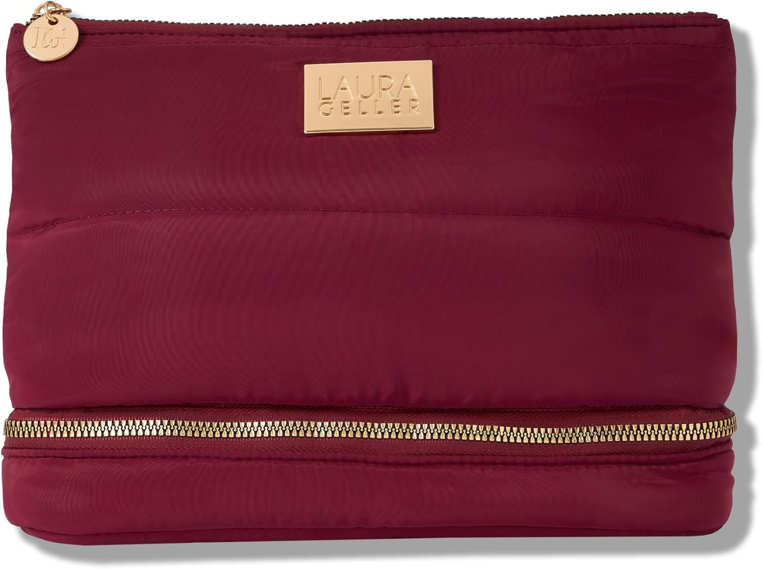 LAURA GELLER NEW YORK Quilted Makeup Bag - Toiletry Bag Organizer for Travel - Large Capacity Ful... | Amazon (US)