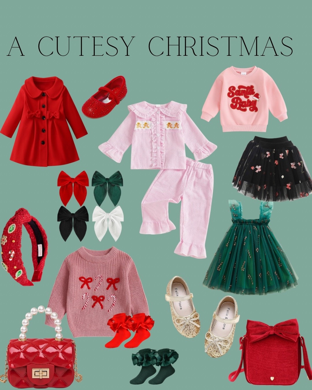 A cutesy Christmas!

Look at all these cute Amazon finds for your girls Christmas outfit 

Christmas iurfit 
Toddler Christmas 
Girl Christmas 
Christmas sweater 
Christmas skirt 
Christmas shoes 
Glitter shoes 
Christmas bow 
Christmas headband 
Christmas shoes 
Christmas purse 

#LTKKids #LTKGiftGuide #LTKHoliday