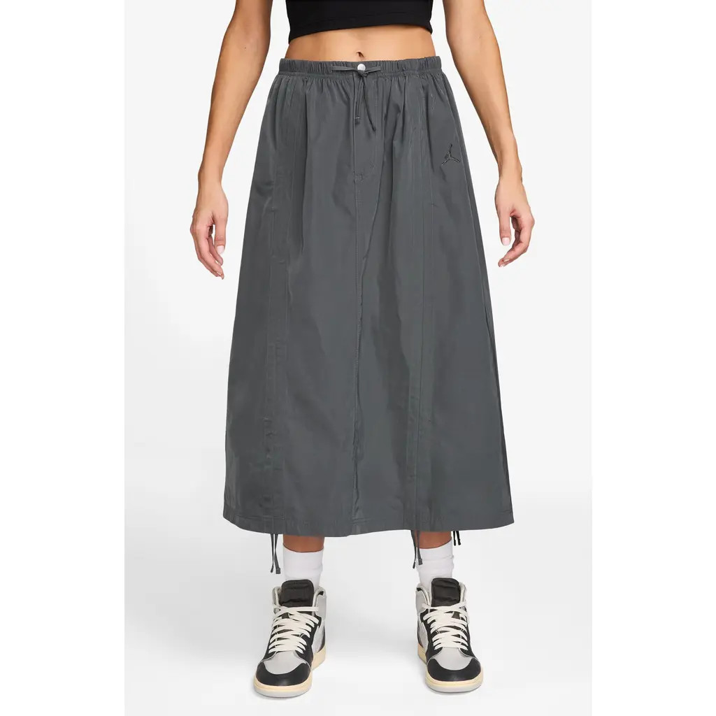 Jordan Parachute Skirt in Iron Grey/Iron Grey at Nordstrom, Size Medium | Nordstrom