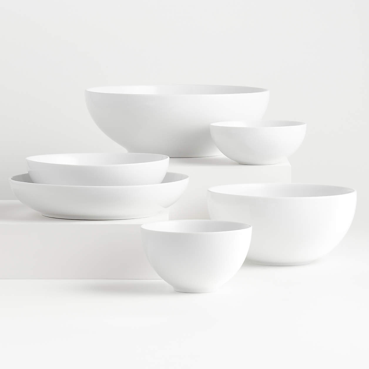 Bistro 6"-11.75" Bowls | Crate & Barrel | Crate & Barrel