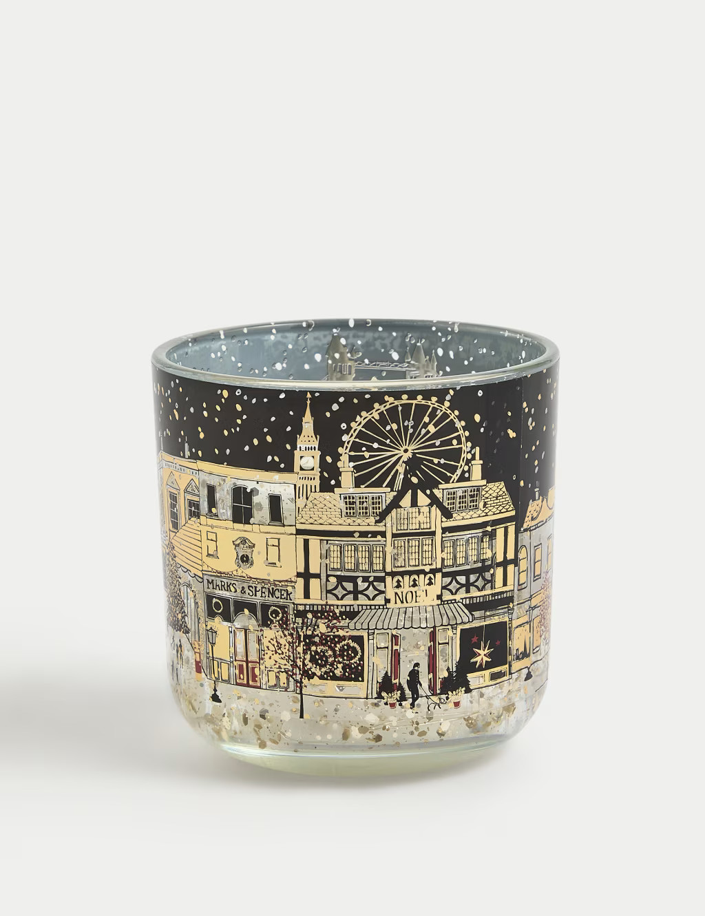 Christmas Townhouse Light Up Candle | Marks & Spencer (UK)