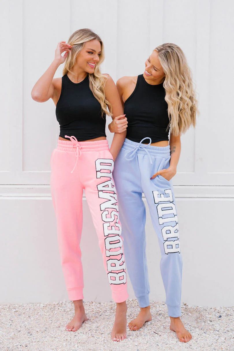 BRIDE & BRIDESMAID JOGGERS | Judith March