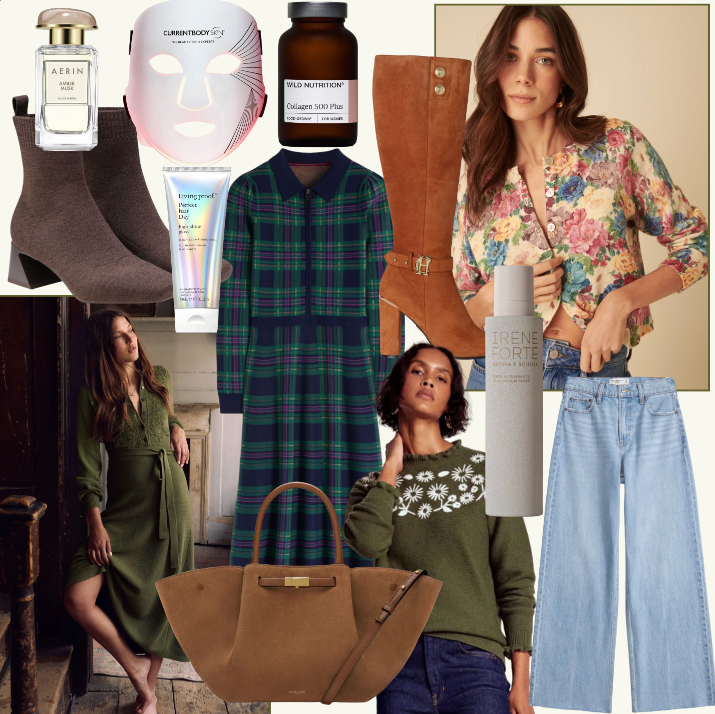 What you've been loving from my Autumn wardrobe 🍂 Wardrobe staples, seasonal wardrobe, everyday wardrobe 🤍 Tartan dress, knee high-suede boots, luxury accessories. Autumn skincare essentials  

 #LTKFashionMonth #LTKuk #LTKautumn