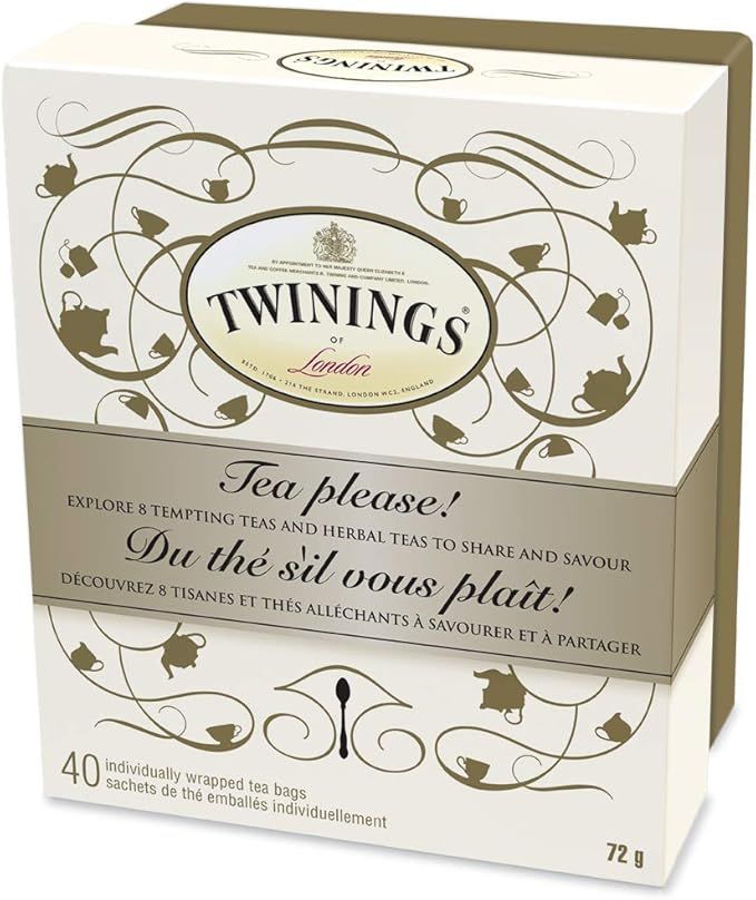 Twinings Tea Classics Sampler Box | Exquisitely Curated Variety Collection | 40 Count Tea Bags | Amazon (CA)