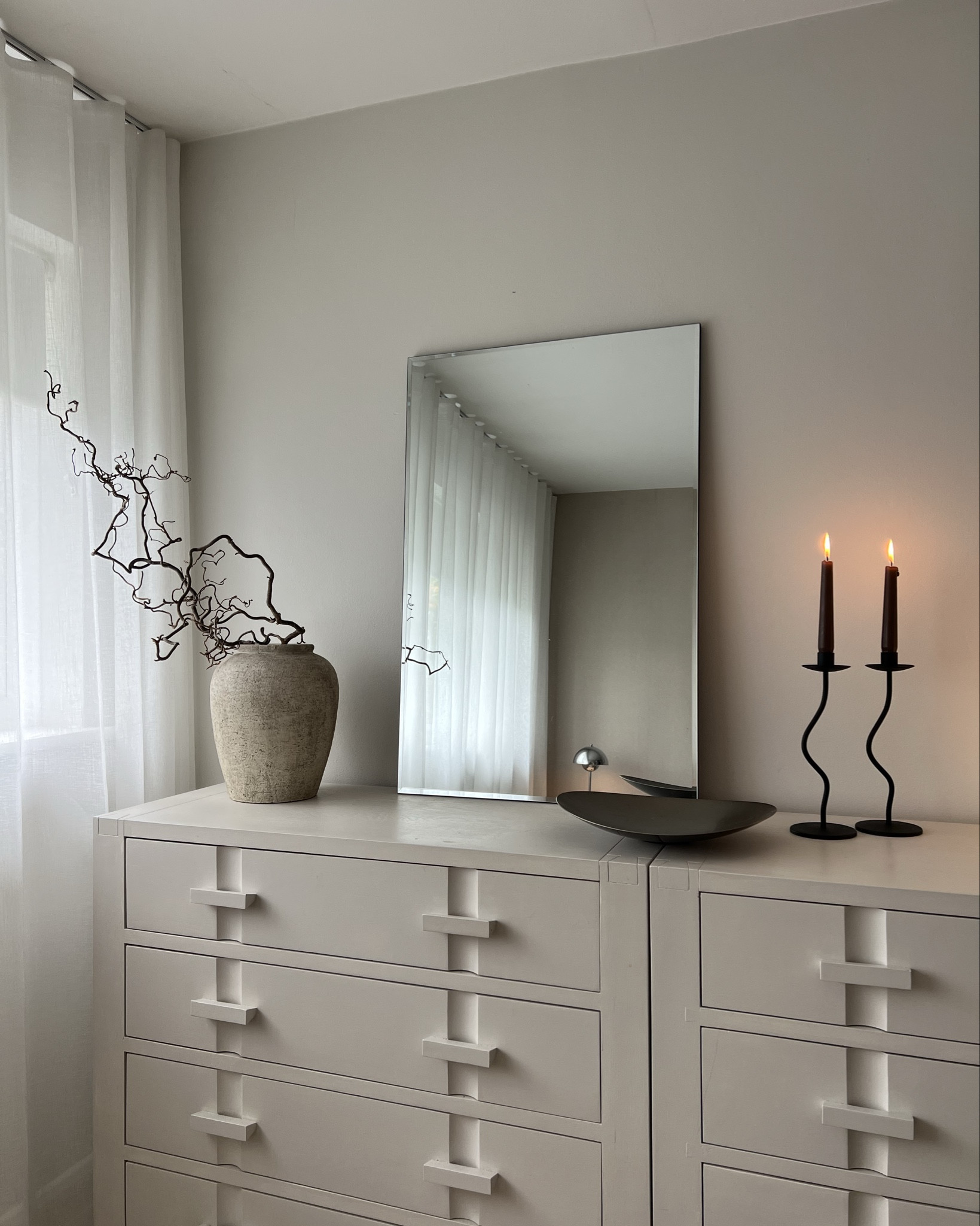 Neutral Bedroom Styling

Edge frameless mirror & Portera vase are from William Wood - use code HOH for 20% discount ✨

Frameless mirror | vase | candlestick | candle | japandi | neutral decor| neutral home |minimal decor | bedroom styling 

#LTKeurope #LTKuk #LTKhome