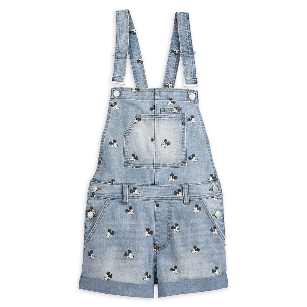 Mickey Mouse Overall Shorts for Juniors | Disney Store