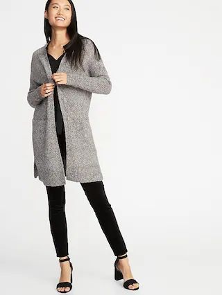 Super-Long Open-Front Heavyweight Sweater for Women | Old Navy US