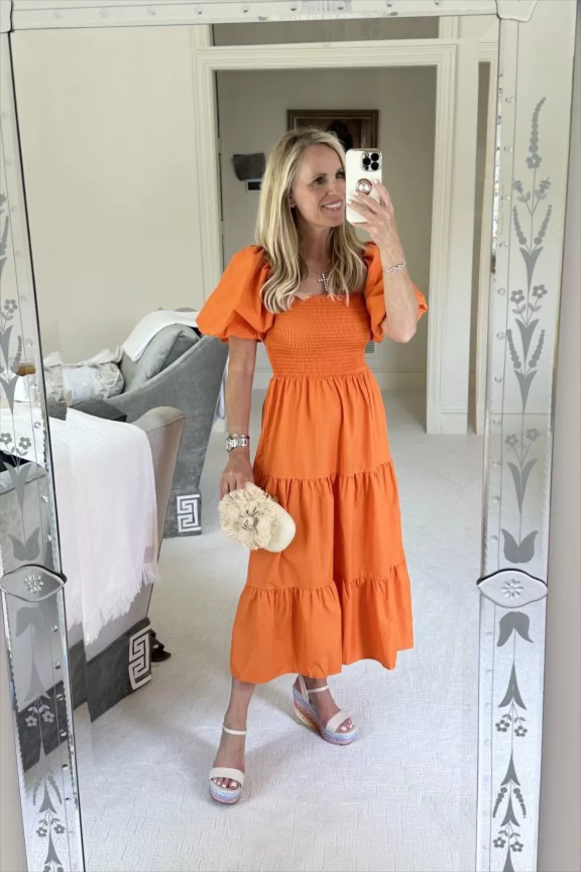 Smocked Cut Out Maxi Dress curated on LTK