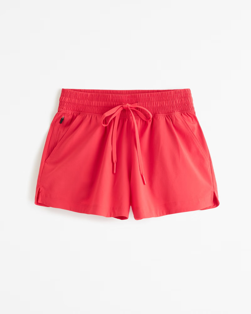 YPB motionTEK High Rise Lined Workout Short | Abercrombie & Fitch (US)