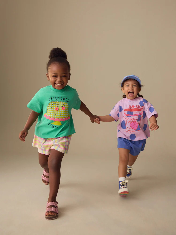 Green/Pink Top & Shorts Set 2 Pack (3mths-7yrs) | Next US
