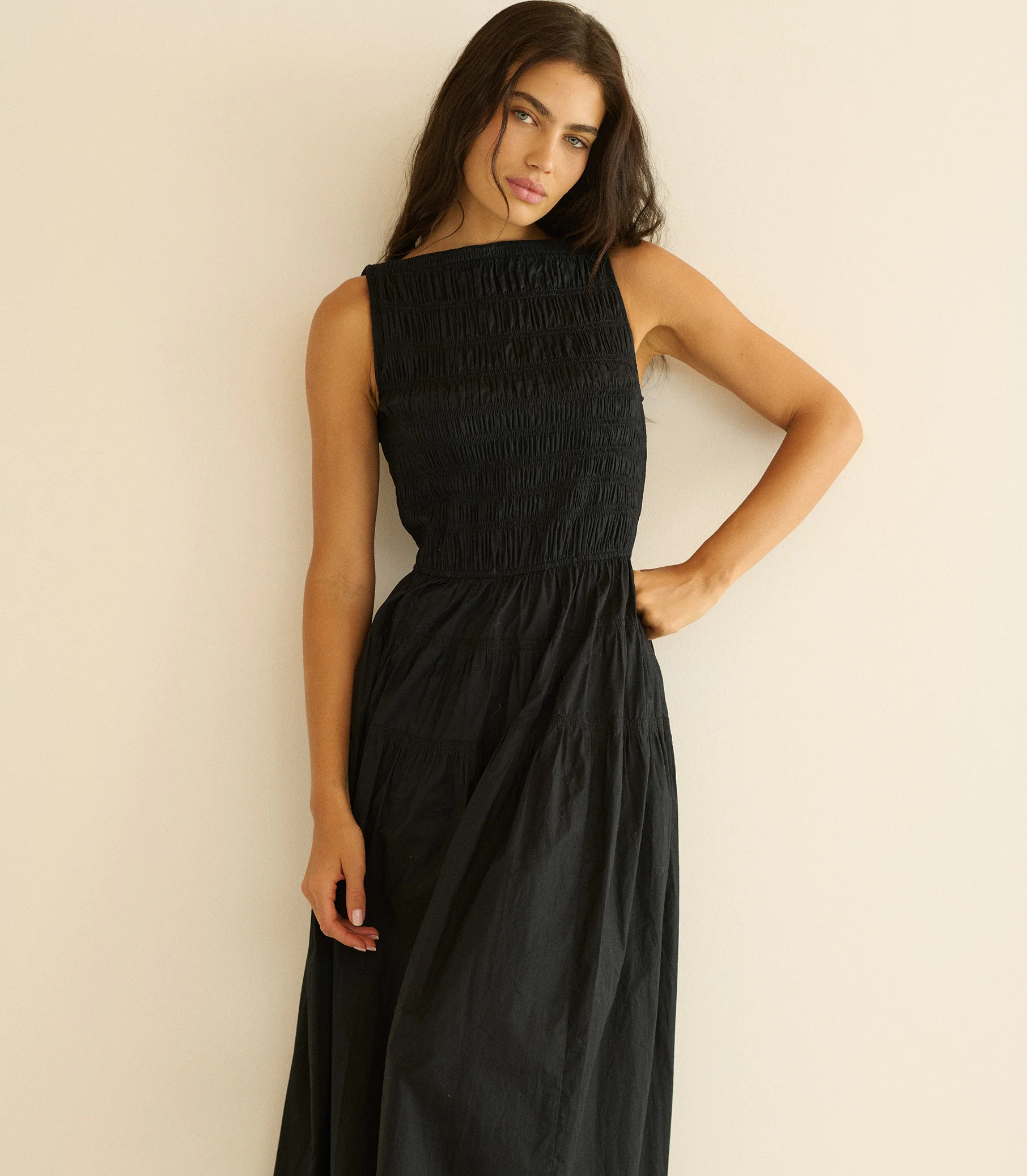 Melie Dress - Black | DÔEN | DOEN