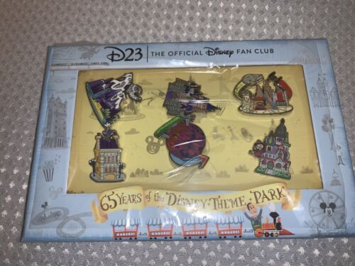 NEW Disney D23 – 65 Years of Disney Parks Pin Set LE - 3300 In Hand DISNEYLAND  | eBay | eBay US