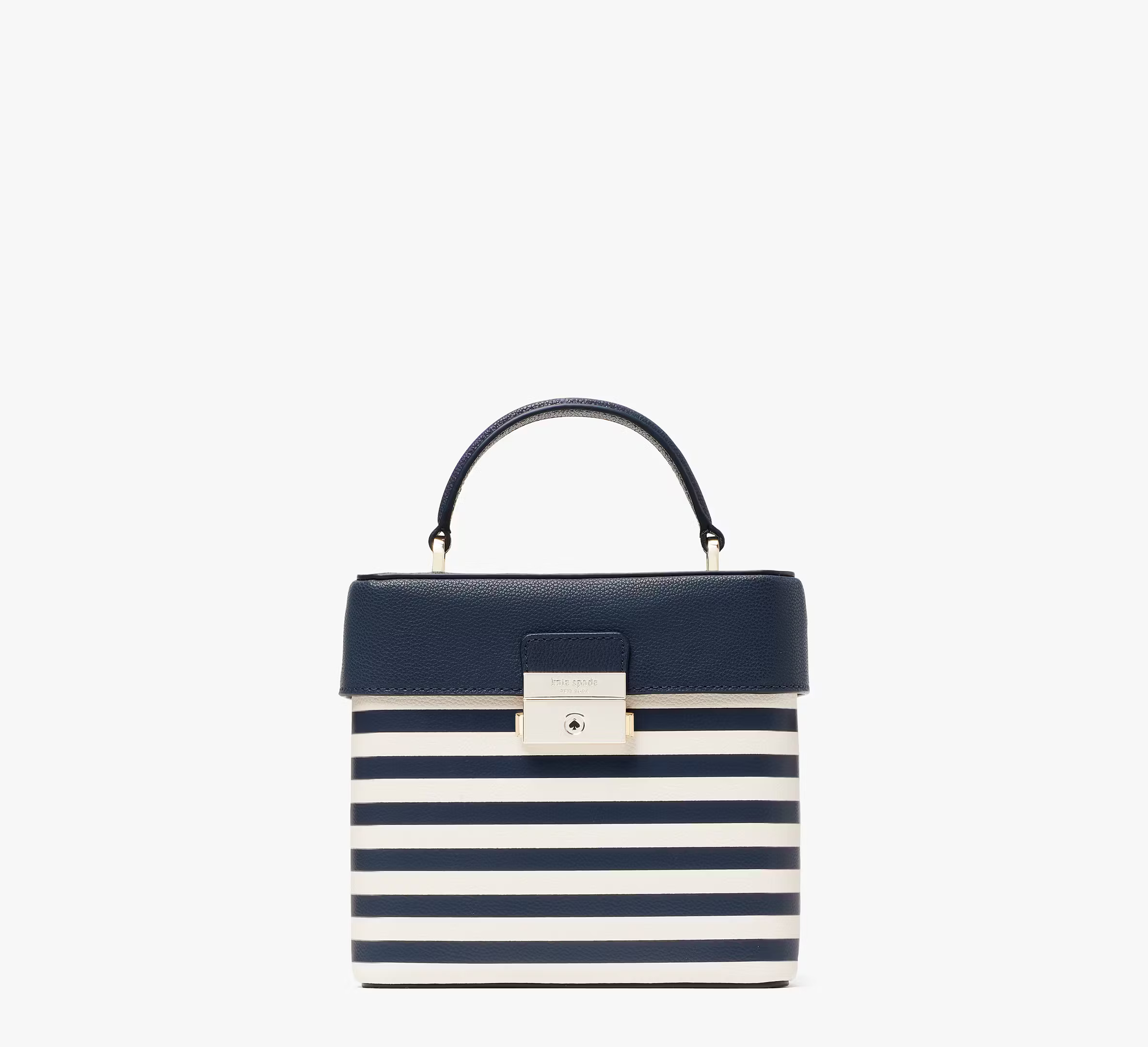 Kate Spade Voyage Striped Small Top-Handle Bag, Blazer Blue | Kate Spade (US)