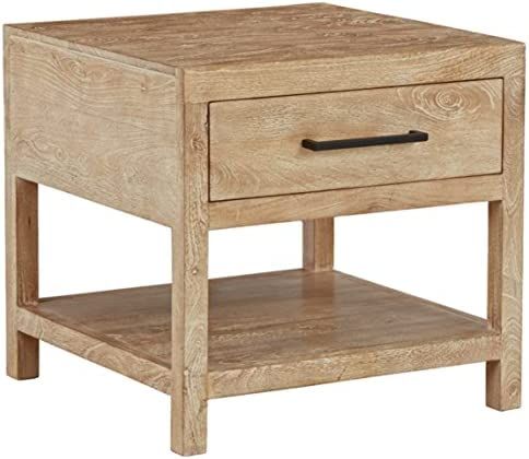 Signature Design by Ashley Belenburg Modern Square End Table, Brown | Amazon (US)