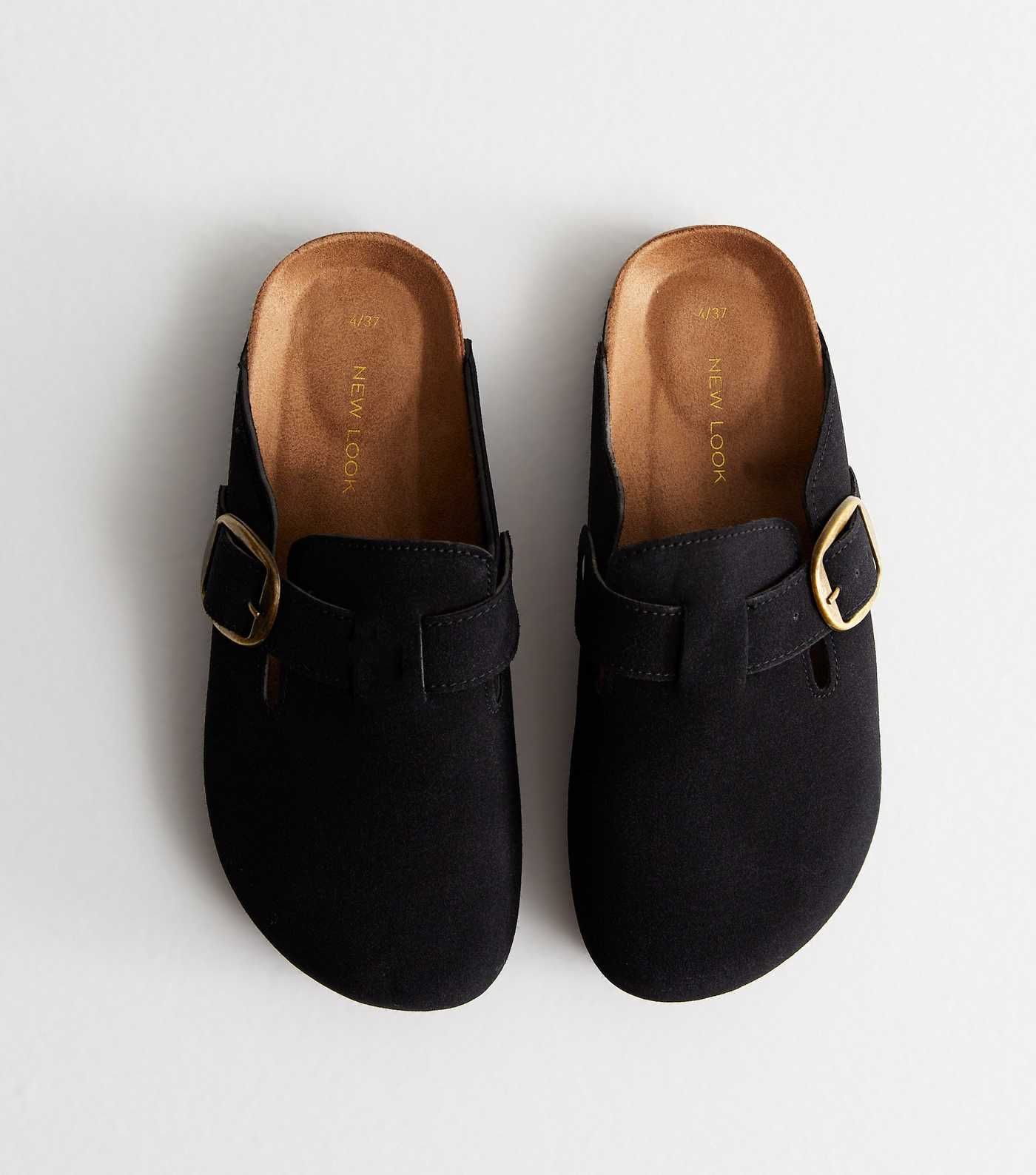 Black Suedette Mules
						
						Add to Saved Items
						Remove from Saved Items | New Look (UK)