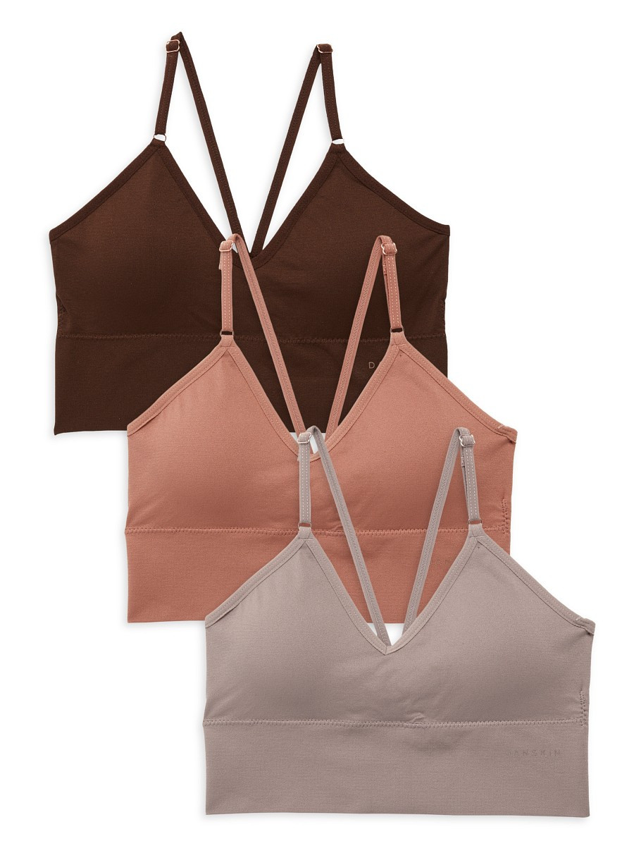 Danskin Women's 3-Pack Seamless Bras - Beige - Size XL | Saks Fifth Avenue OFF 5TH
