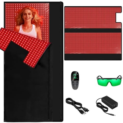 cabpay Red Light Therapy Mat for Body Pain Relief,Red Light Therapy Pad 660nm& 850nm Near Infrared Light 2520 LEDs Large Blanket for Face Device Skin Health | Amazon (US)