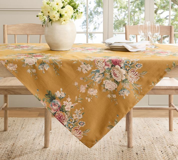 Carmen Embroidered Table Throw | Pottery Barn (US)