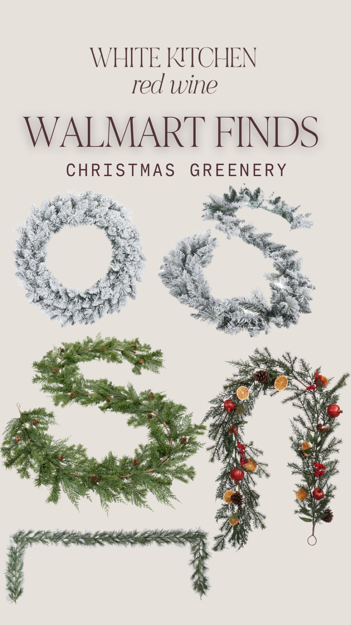 Affordable Walmart Christmas garlands! Some of my favorite holiday decorations! 

#LTKHoliday #LTKunder50 #LTKSeasonal