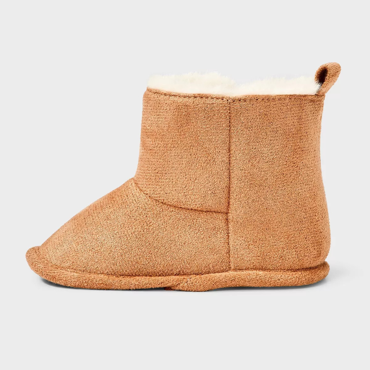 Baby Girls' Suede Plush Booties Crib Shoes - Cat & Jack™ | Target