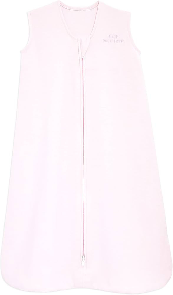 HALO SleepSack, 100% Cotton Wearable Blanket, Swaddle Transition Sleeping Bag, TOG 0.5, Soft Pink... | Amazon (US)