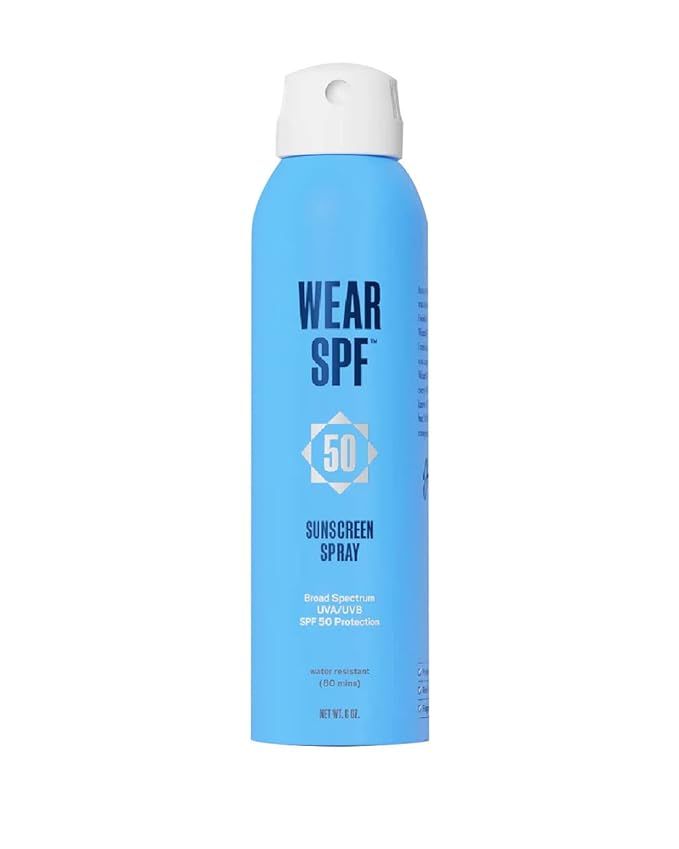 WearSPF Sunscreen Spray by Justin Thomas SPF 50 Broad Spectrum Easy-To-Apply Continuous Sport Spr... | Amazon (US)