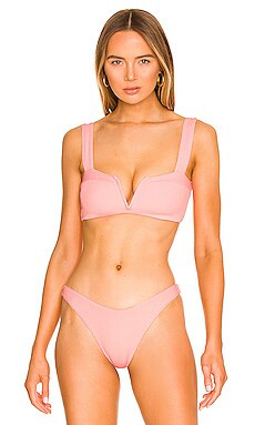 L*SPACE Lee Lee Bikini Top in Crystal Pink from Revolve.com | Revolve Clothing (Global)