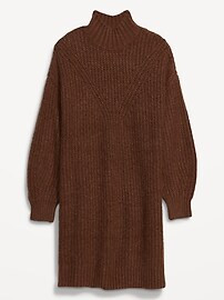 Long-Sleeve Mock-Neck Mini Sweater Shift Dress for Women | Old Navy (US)