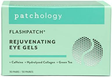 Patchology Rejuvenating Under Eye Gels - Hydrating Eye Mask w/Caffeine & Collagen - Under Eye Pat... | Amazon (US)