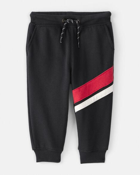 Baby Boy Fleece Joggers - Black | Carter's Inc