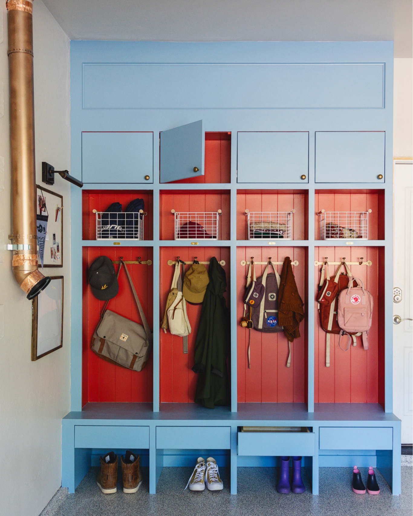 Our red and blue mudroom lockers are a dream and I’m so happy to have this project done!

#LTKKids #LTKHome #LTKFamily
