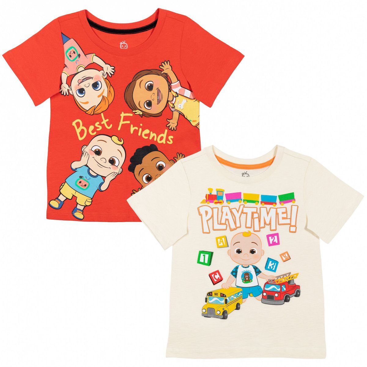 CoComelon Cody Nina Nico 2 Pack T-Shirts Toddler | Target