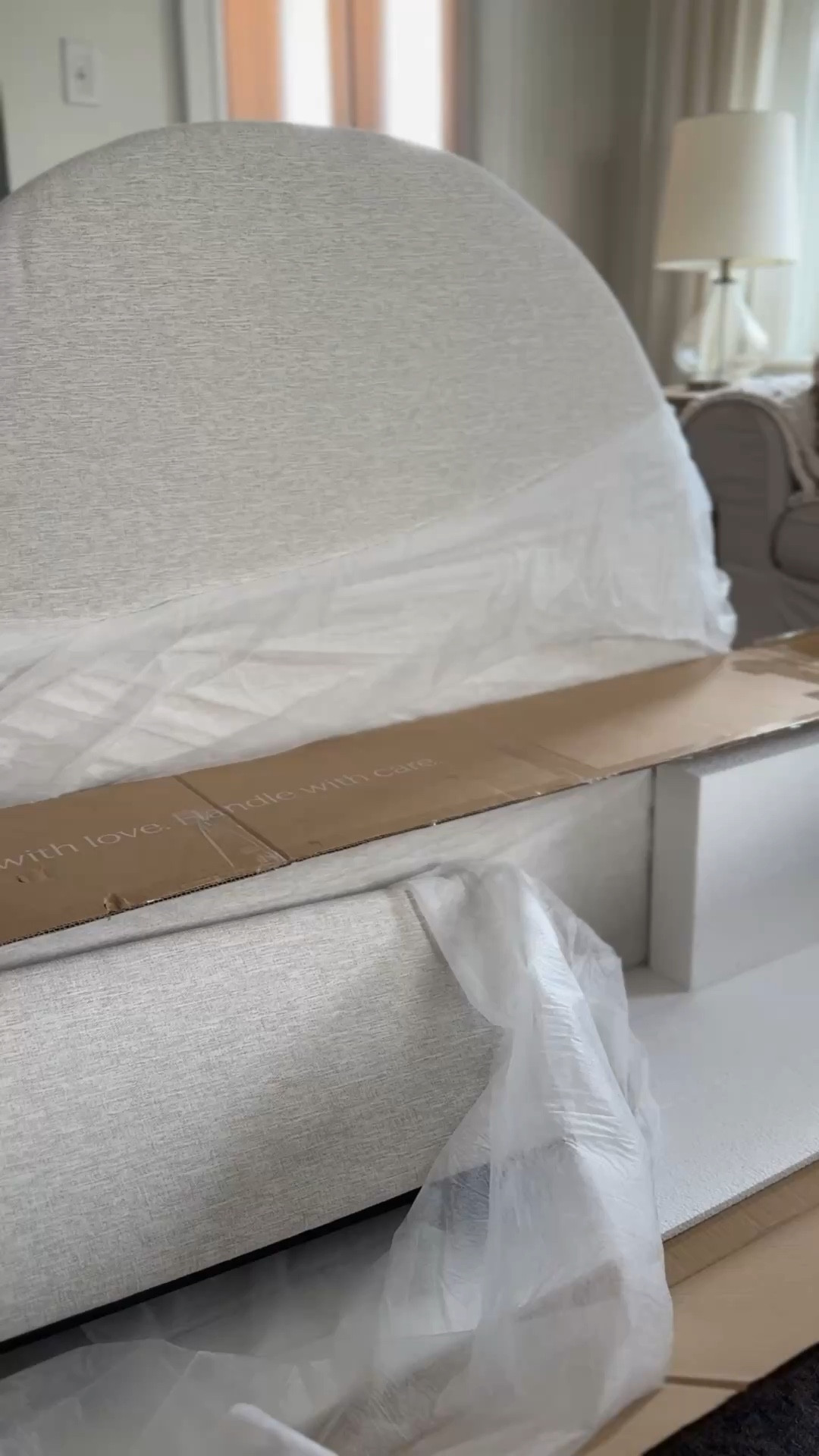 The perfect kid bed from Ashley Homestore. Arched upholstered platform bed. Girly bedroom. 

#LTKHome #LTKKids