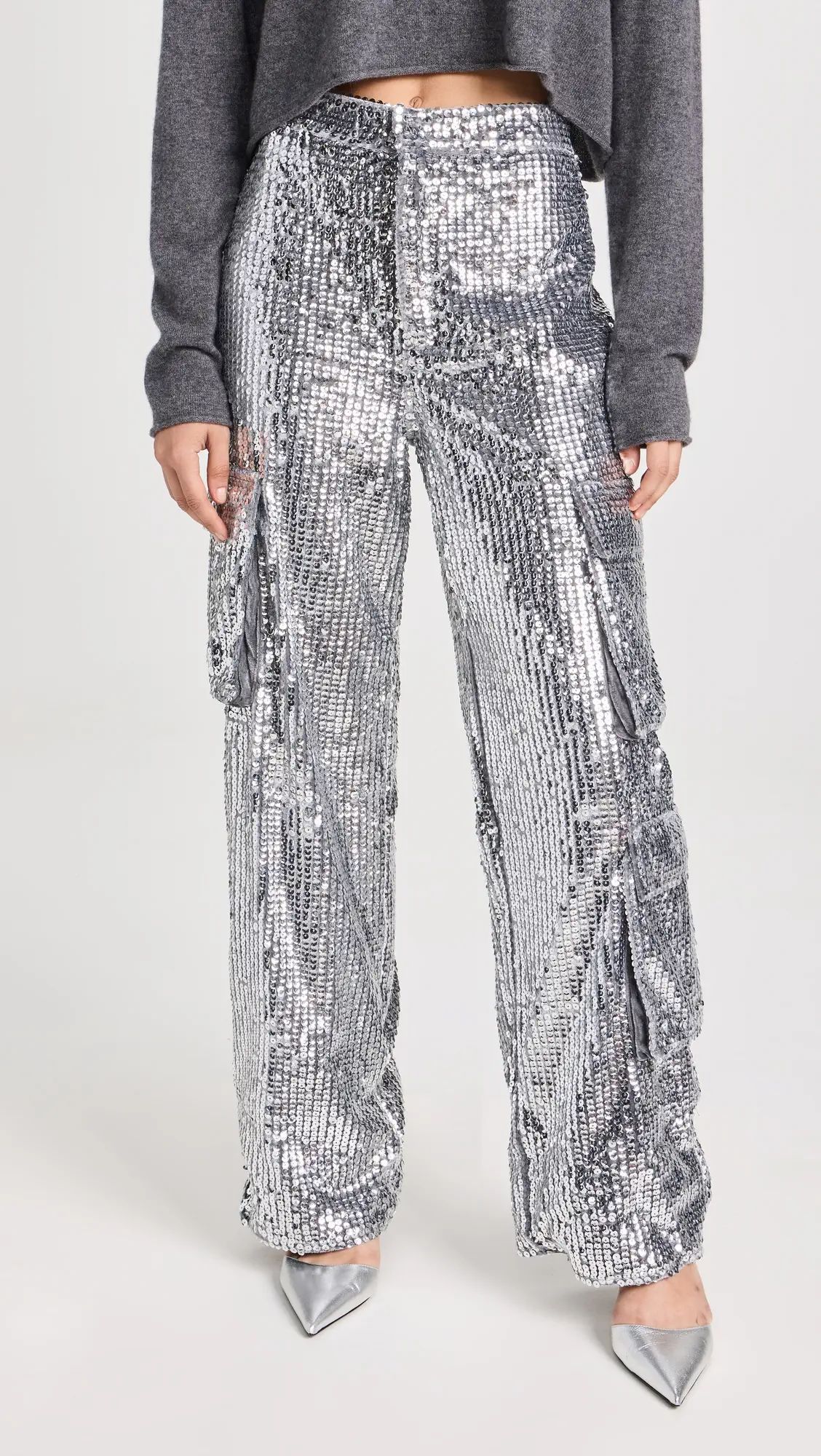 Moon River Sequin Cargo Pants | Shopbop | Shopbop