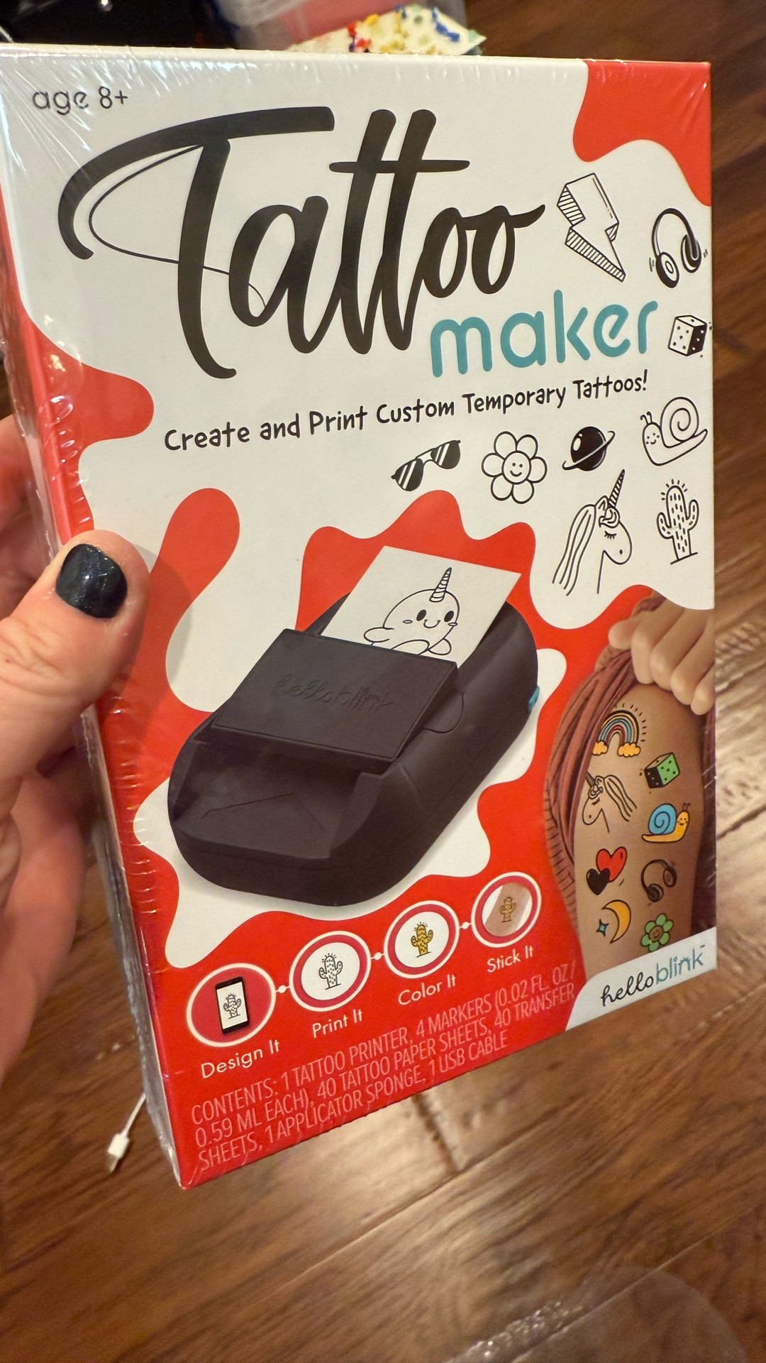 We’ve been having fun with the this tattoo maker lately. The kids love being able to make their own designs, and I love that they’re temporary and easy. It’s been especially fun for cheer days—team names, little symbols, inside jokes. Just one of those simple things that ends up getting used way more than expected.

🏷️ #temporarytattoos #cheermom #cheercoach #cheerstuff #helloblinktattoomaker 

#LTKKids #LTKmomlife