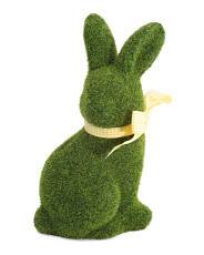 9in Sitting Mossy Bunny With Bow | Easter | Marshalls | Marshalls