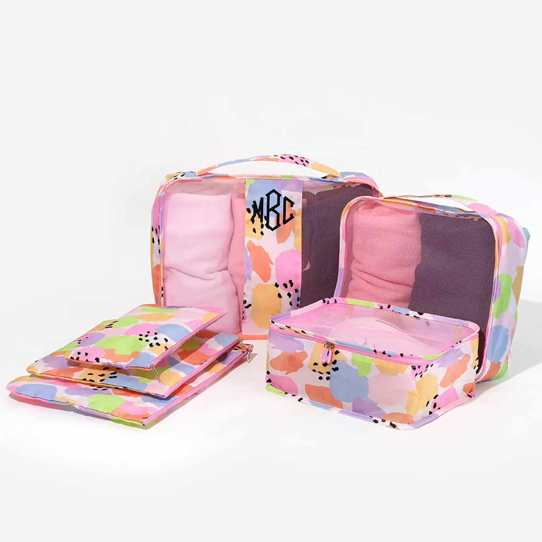 Monogrammed Packing Bag Set | Marleylilly