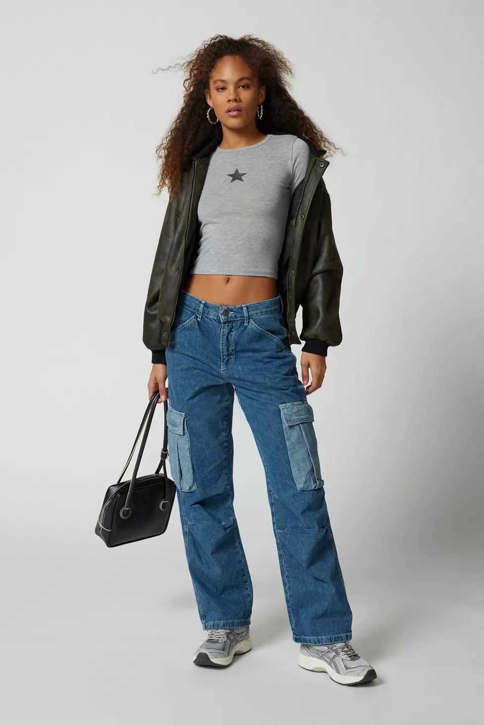 BDG X Isko X Dwayne Coleman Colorblock Cargo Jean | Urban Outfitters (US and RoW)