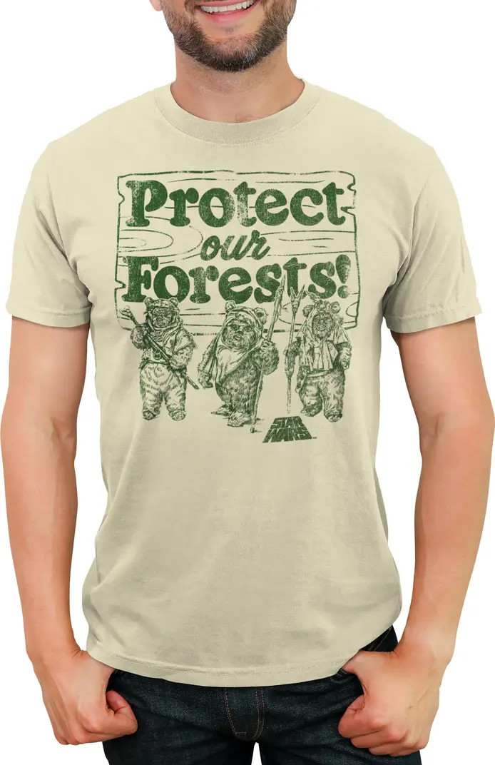 Men's Star Wars Ewok Protect Our Forests  Graphic T-Shirt | Nordstrom