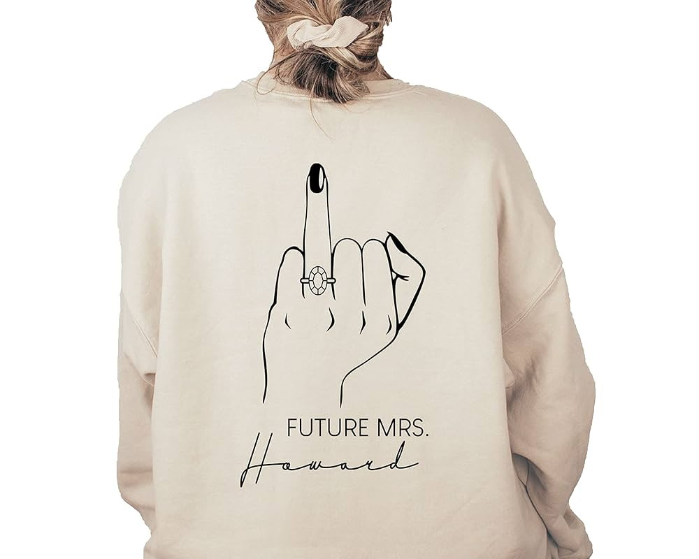 Future Mrs Sweatshirt - Fiancee - Newly Engaged - Engagement Gift - New Mrs - Custom Mrs Sweatshi... | Amazon (US)