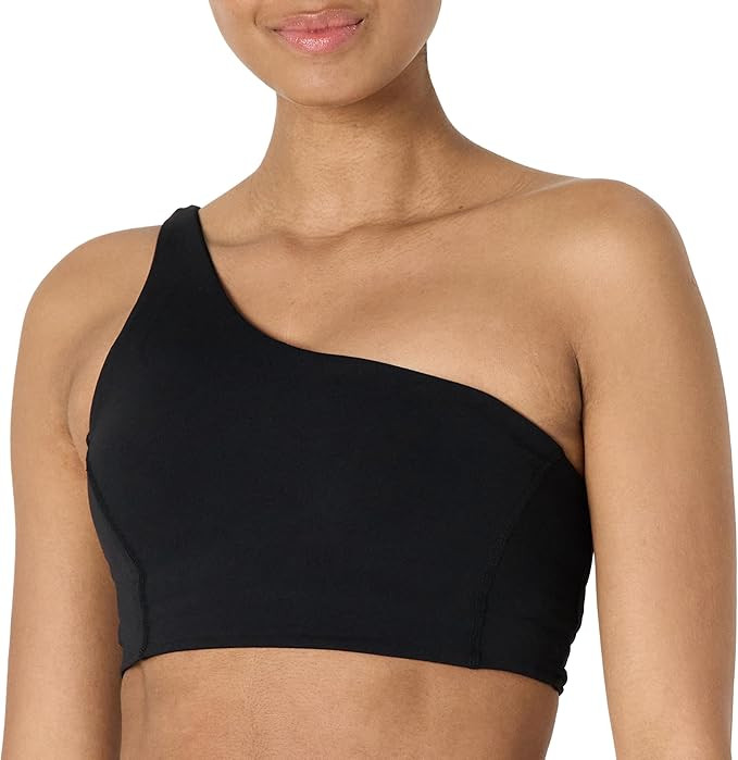 Amazon Essentials Women's Active FormFlex Buttery Soft Light Support One Shoulder Strappy Back Sp... | Amazon (US)