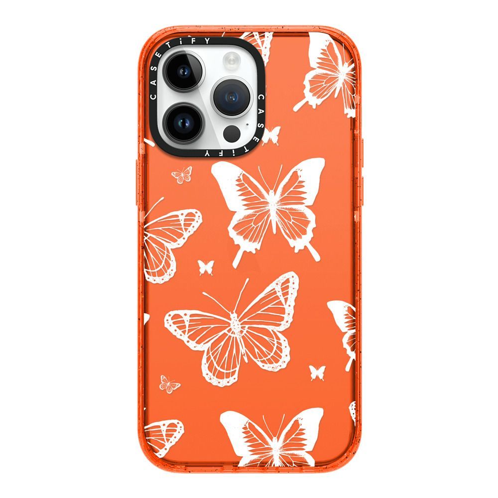 White Transparent Butterfly Pattern | Casetify (Global)