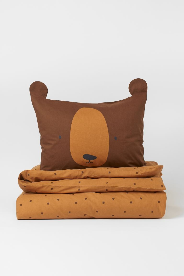 Patterned Twin Duvet Cover Set | H&M (US + CA)