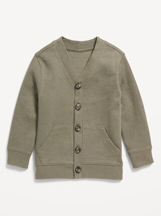 Button-Front French Rib Cardigan Sweater for Toddler Boys | Old Navy (US)